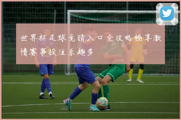 世界杯足球竞猜入口全攻略畅享激情赛事投注乐趣多